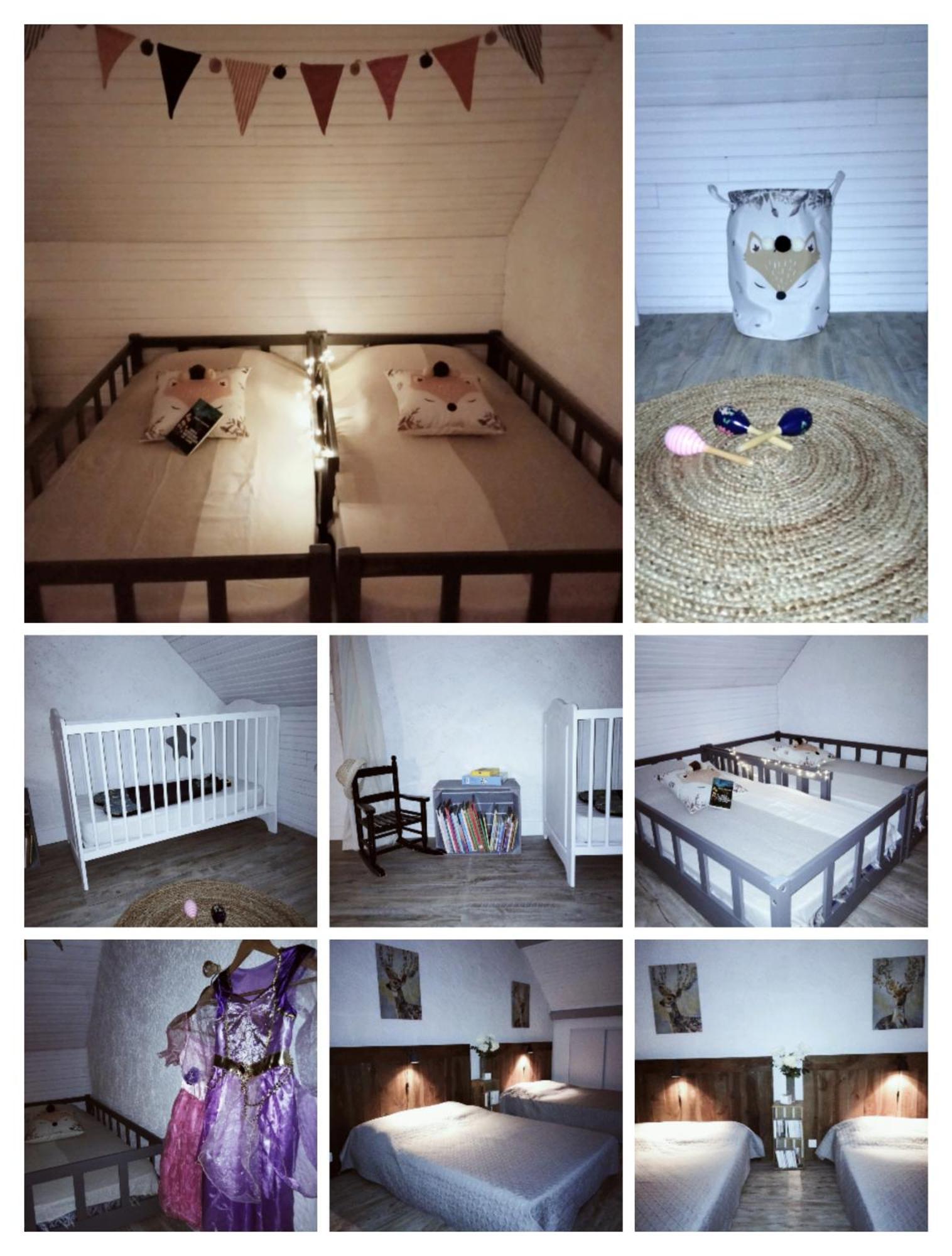 Chambre Familiale Anna "Mon Lit Au Pre" , Jusqu'A 4 Adultes Et 2 Enfants Avec Piscine Familles, Couples Ou Femmes Seulement Pontours Extérieur photo